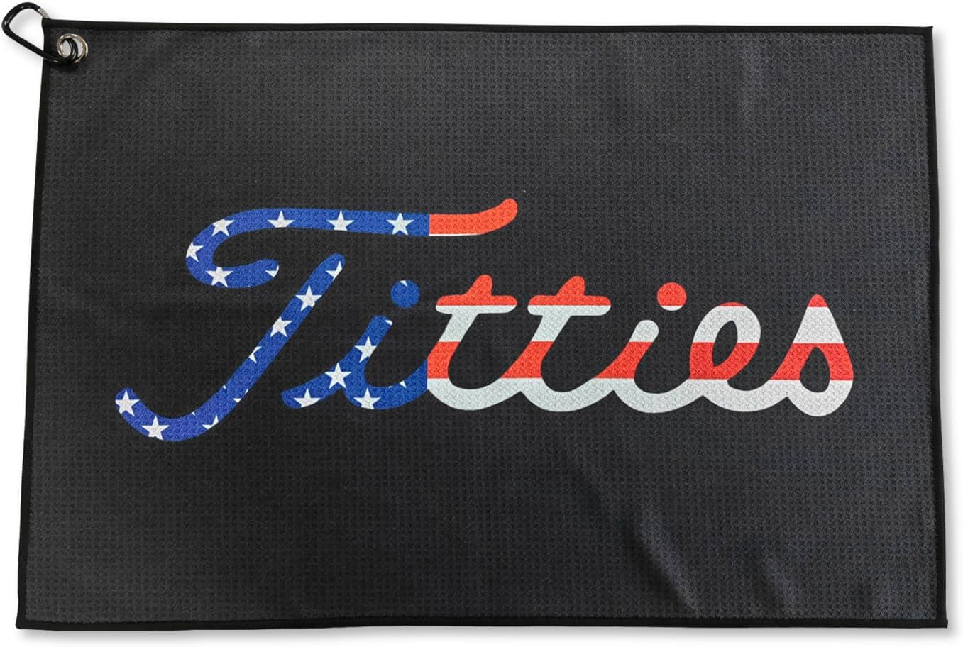 Funny Microfiber Disc Golf Towel - Premium Disc Golf Towel for Golf Bags with Clip Holder - Ideal Golf Accessories for Men and Women - Golf Club Bag Accessories for a Fun Golfing Experience