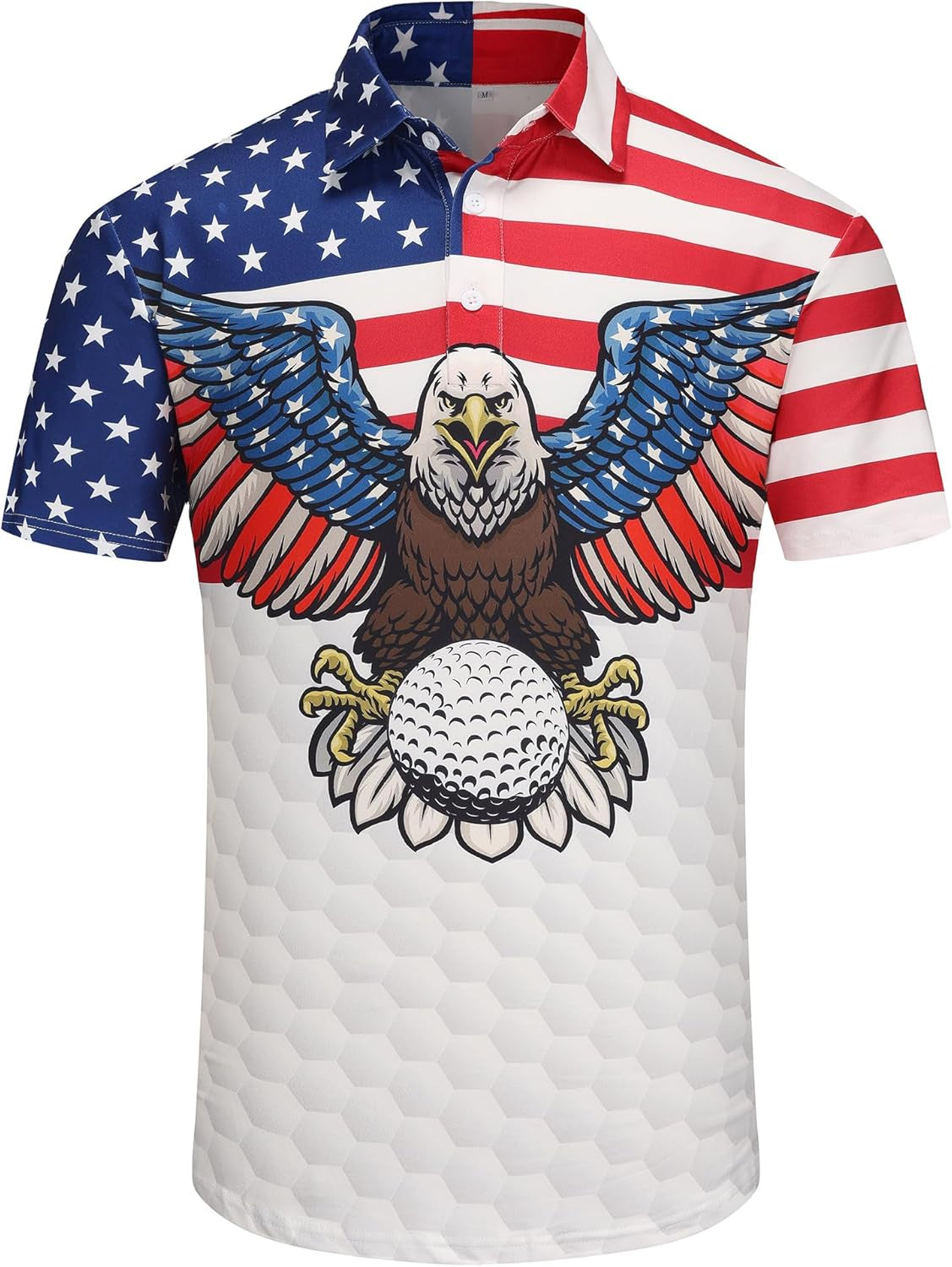 Mens Golf Polo Shirts Funny Golf Shirts for Men Crazy Polo Shirts Short Sleeve Fun Polos