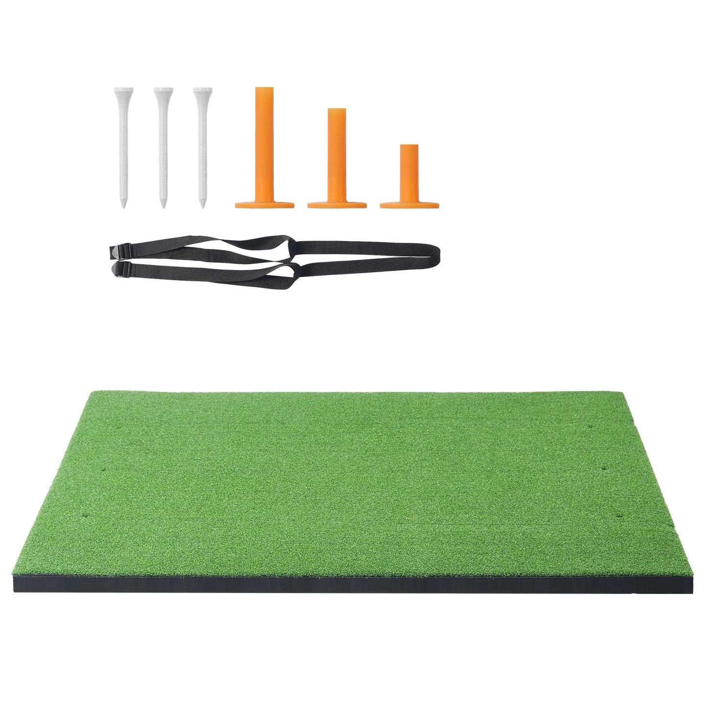 Succebuy 5/10/15Mm Golf Hitting Mat Artificial Turf Golf Hitting Mat Golf Hitting Training Aids W/Golf Tees Golf for Practice