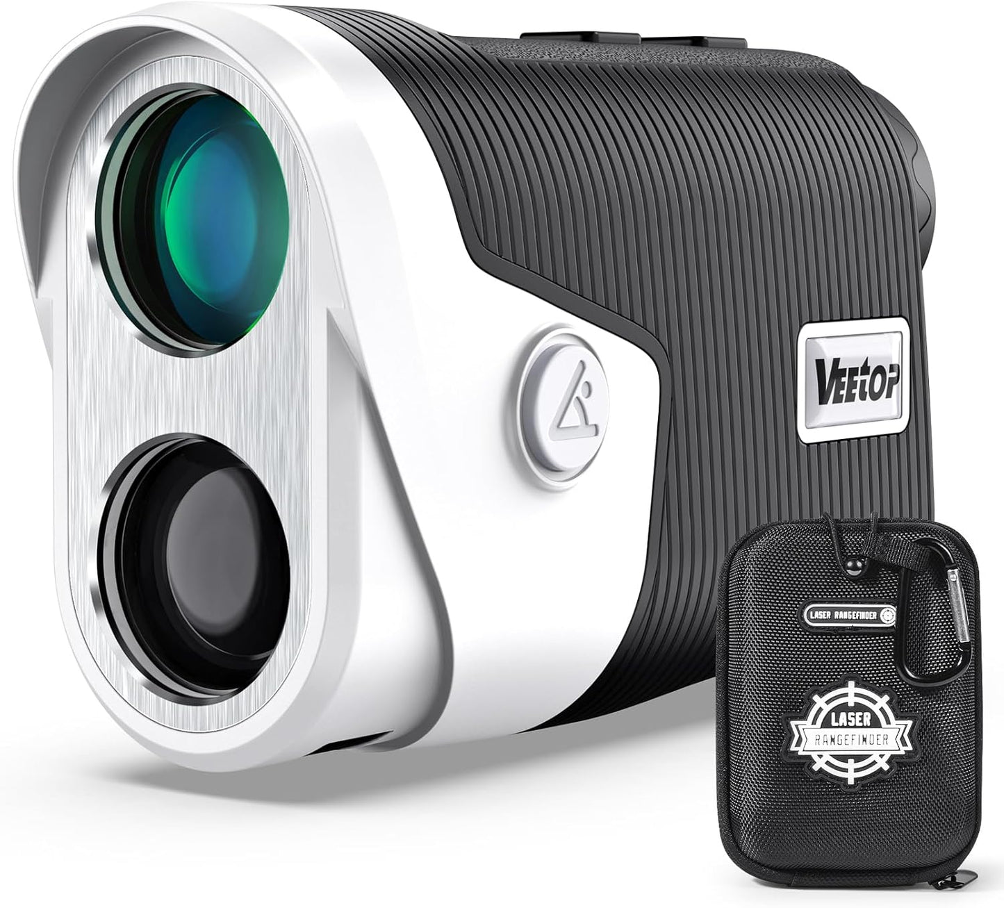 Golf Rangefinder with Slope Switch,1200 Yards & 7X Magnification,Flag Pole Locking,Slope Measurement, Magnetic Mount,Fast Focus Laser Range Finder for Precise Distance Measurement