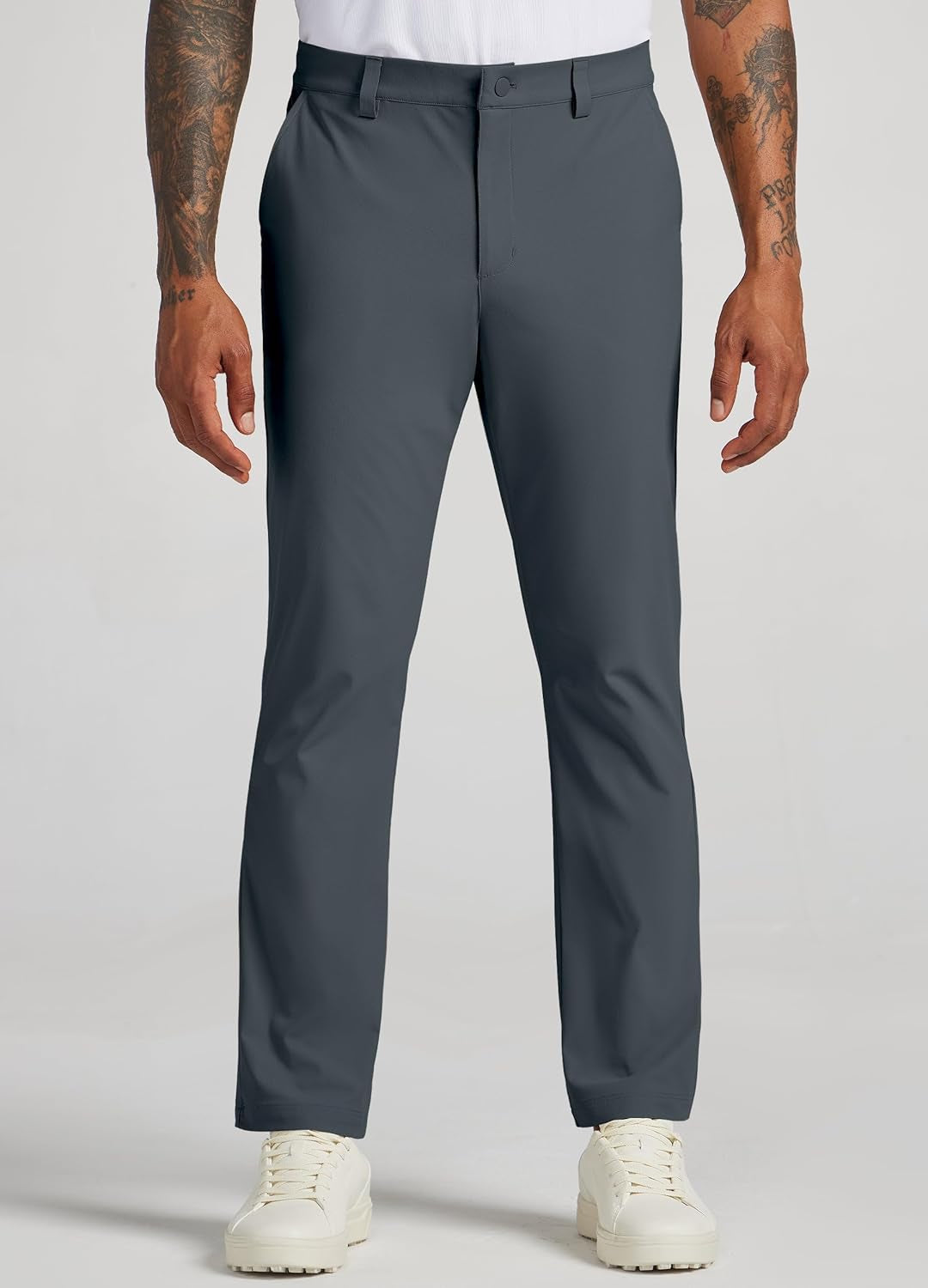 Mens Golf Pants Stretch Dress Pants Quick Dry Work Business Slacks Casual Pants with 4 Pockets 28"/30"/32"/34"
