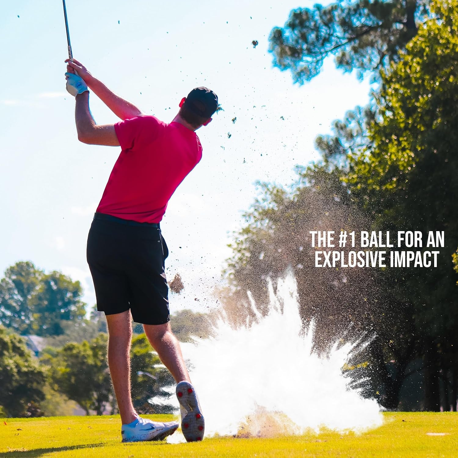 Exploding Balls - Prank Balls That Explode on Impact - Funny Joke for Golfers (Sleeve of 3, Novelty)