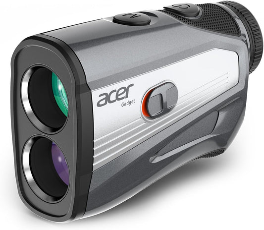 Gadget Golf Rangefinder with Slope - 1200/1700Yards Laser Range Finder for Hunting, 6X Magnification Rangefinders Golf with Flag Pole Locking Vibration, Rechargeable Magnetic Golfing Gift for Men