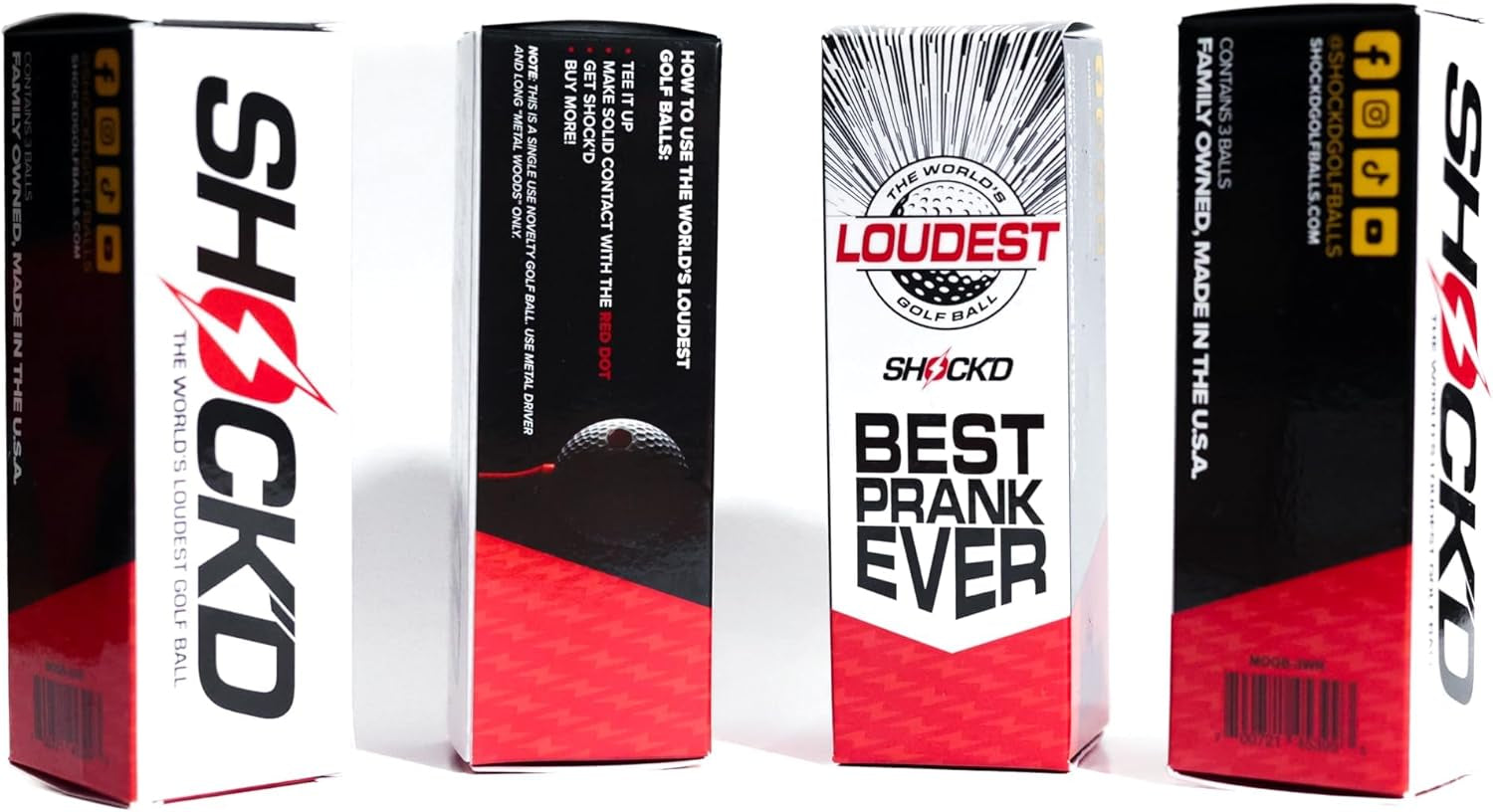 - the World'S Loudest Golf Ball - Viral Prank Ball (Sleeve of 3, Novelty)