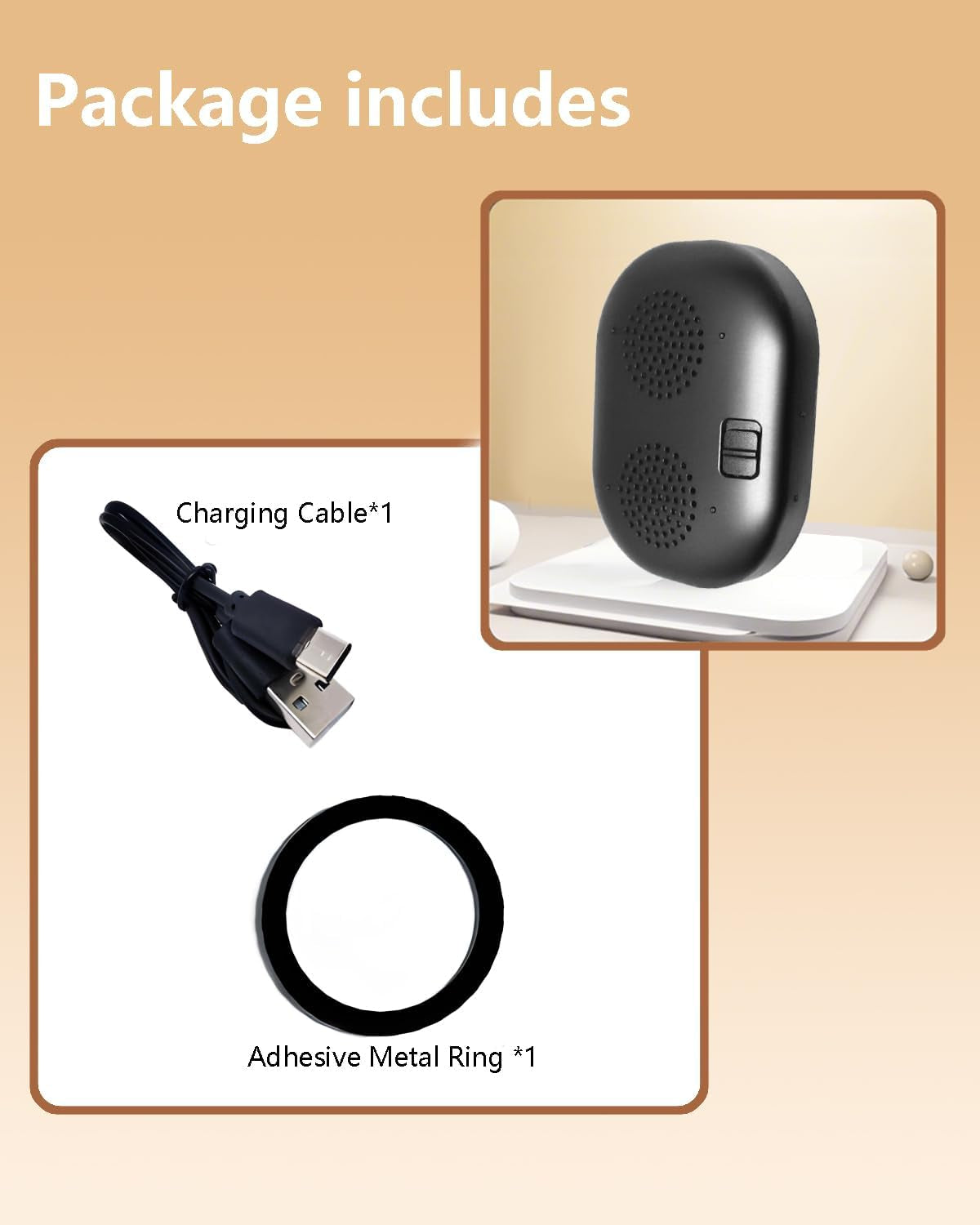 Portable Magnetic Golf Speaker - Wireless Bluetooth Speaker, Attach to Metal Surfaces, Golf Accessory,Enjoy Music and Hands-Free on Course/Workplace/Kitchen/Washing Room/Bedroom/Driving Cab/Golf Cart